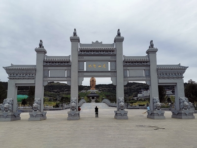 景區青石五門石牌坊