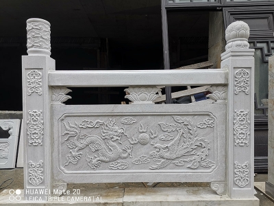 寺廟花崗巖石欄桿