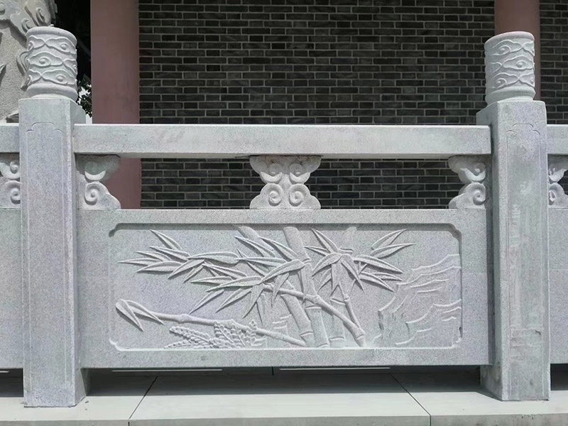 寺廟花崗巖石欄板