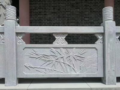 寺廟花崗巖石欄板