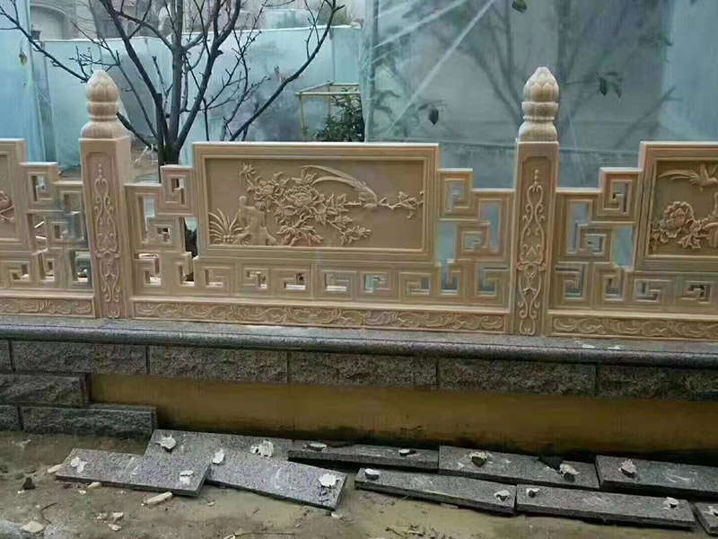 紅砂巖石護欄