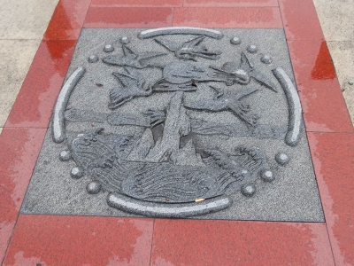  公園地雕 