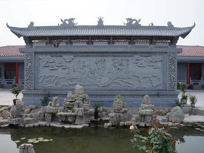  八仙過海影壁墻 