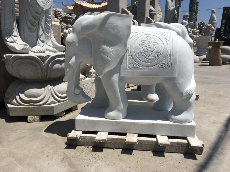 如意石雕大象