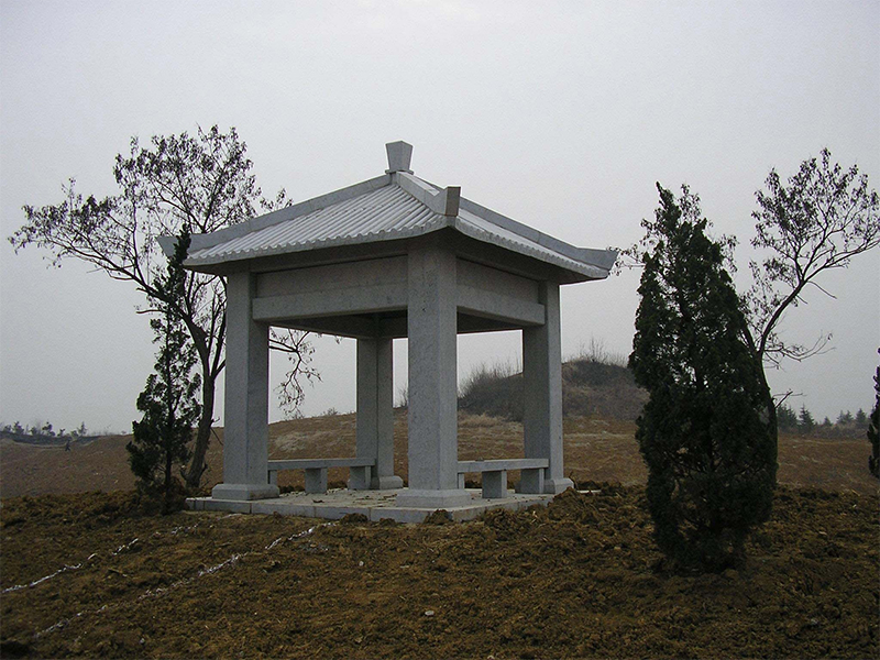 簡易單層石涼亭