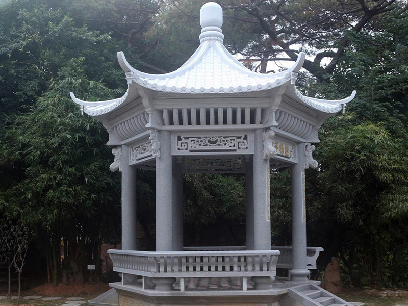 景點單層石涼亭(圖1)