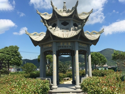  清波亭雙層涼亭 